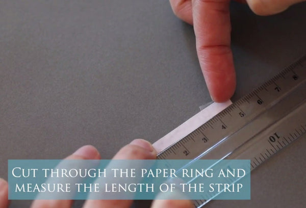 ring size chart How to Measure Your Ring Size Using Paper this listing only for education not for sale.
