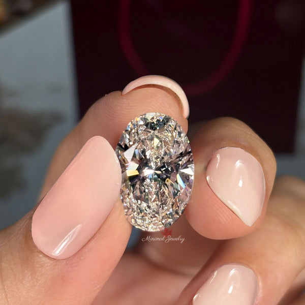 Oval Lab Grown Diamond 10CT IGI Certified large Loose Diamond for Engagement Ring Custom Wedding Jewelry Anniversary ring Gift Oval diamond