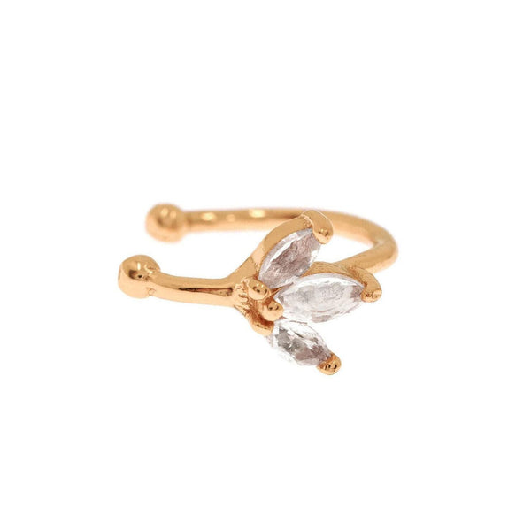 Ear cuff,ear cuff no piercing,14k solid gold ear cuff earrings,fake piercing,cartilage cuff,helix cuff•fake helix piercing•diamond ear cuffs