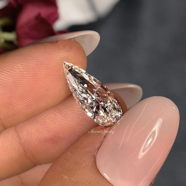 pear shape Lab Grown Diamond 10CT IGI Certified large Loose Diamond for Engagement Ring Custom Wedding Jewelry making Anniversary ring Gift