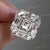 18ct Asscher Cut Moissanite Ring: 14k Yellow Gold Solitaire