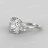 8.5CT Cushion Cut Three Stone Moissanite Ring Large Wedding Engagement statement ring anniversary gift large diamond ring cocktail ring her