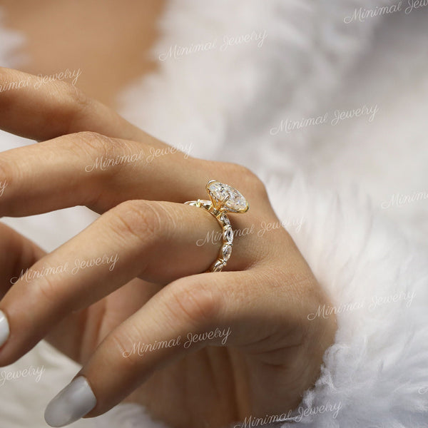 2.5CT radiant cut engagement ring,moissanite radiant,solitaire,radiant cut ring,diamond hidden halo ring,moissanite ring•wedding ring•women