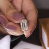 8CT Lab Grown Diamond Emerald Cut IGI Certified Loose Diamond Wedding Engagement Ring Custom personalized jewelry making anniversary ring