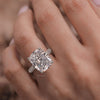 Cushion Cut Lab Grown Diamond Engagement Ring 8.5CT IGI Certified Solitaire elongated cushion large lab diamond anniversary wedding ring