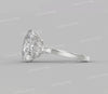 3 stone cushion cut engagement ring 17.2 TCW Shiled&Large elongated cushion cut moissanite engagement ring cocktail Three stone wedding ring