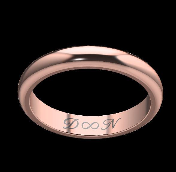 5CT Lab grown diamond ring with band E-F/VVS2 Europe size 50,mans band 18k Rose gold european size 62, D∞N Engraving on bands do not on ring
