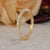 micro pave wedding band,3/4 Eternity Ring,solid 14k Gold,1.5 mm Thin wedding band,moissanite wedding band,simple,dainty stacking ring,women
