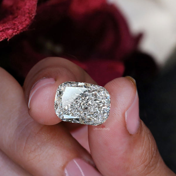 cushion cut Lab Grown Diamond 10CT IGI Certified large Loose elongated Diamond for Engagement Ring Custom Wedding Jewelry Anniversary ring
