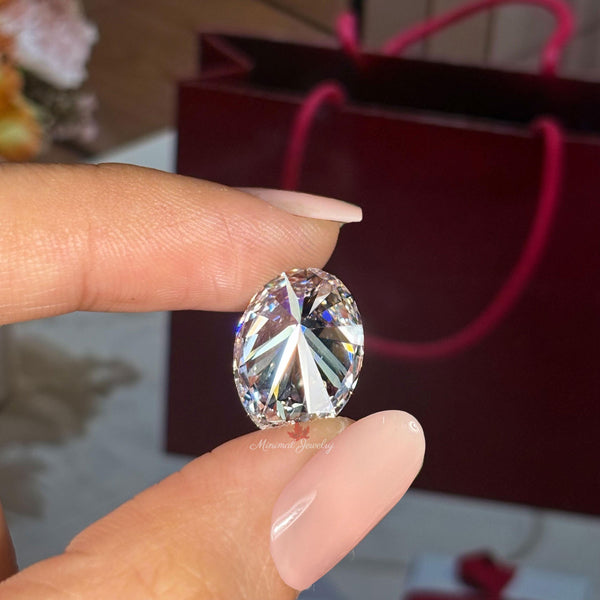Oval Lab Grown Diamond 10CT IGI Certified large Loose Diamond for Engagement Ring Custom Wedding Jewelry Anniversary ring Gift Oval diamond