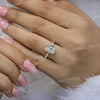 2.5CT Emerald Cut Moissanite Engagement Ring: 14k Yellow Gold Hidden Halo