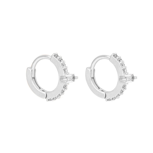 Helix hoop,helix earring,diamond,huggie hoop earrings,14k solid gold,diamond•cartilage hoop•cartilage earring•helix piercing•tragus hoop