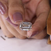 8CT Lab Grown Diamond Emerald Cut IGI Certified Loose Diamond Wedding Engagement Ring Custom personalized jewelry making anniversary ring