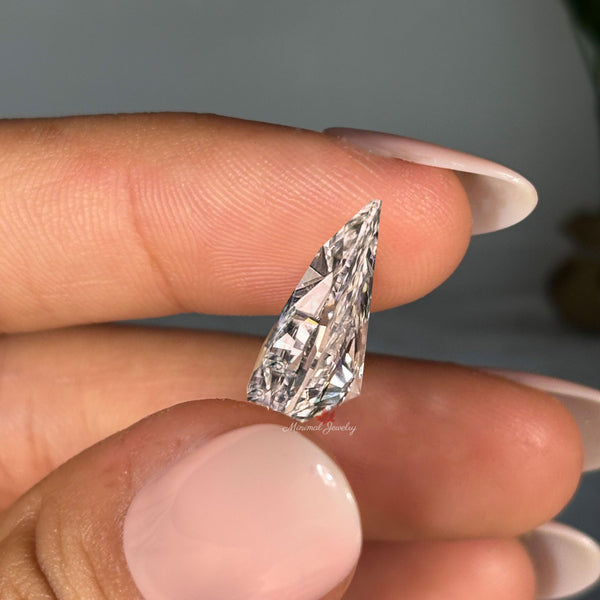 pear shaped Lab Grown Diamond 3CT IGI Certified Loose Diamond Lab Created Diamond For Engagement Ring Wedding Ring Custom Jewelry gift