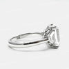 5.9 TCW Three Stone Emerald Cut Moissanite Engagement Ring,luxury celebrity style,trapezoid&big large 3 stone Emerald Cut ring,wedding ring