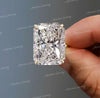 16 CT Radiant cut engagement ring large solitaire radiant moissanite engagement ring celebrity style huge cocktail ring Luxury wedding rings