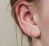 huggie hoop earrings,diamond huggies,14k solid gold huggie earrings,diamond hoops,cartilage hoop,cartilage earrings•helix hoop•tiny hoops