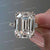 16 CT Three Stone moissanite emerald cut ring,celebrity style baguette&big large Emerald cut moissanite engagement ring 3 stone wedding ring
