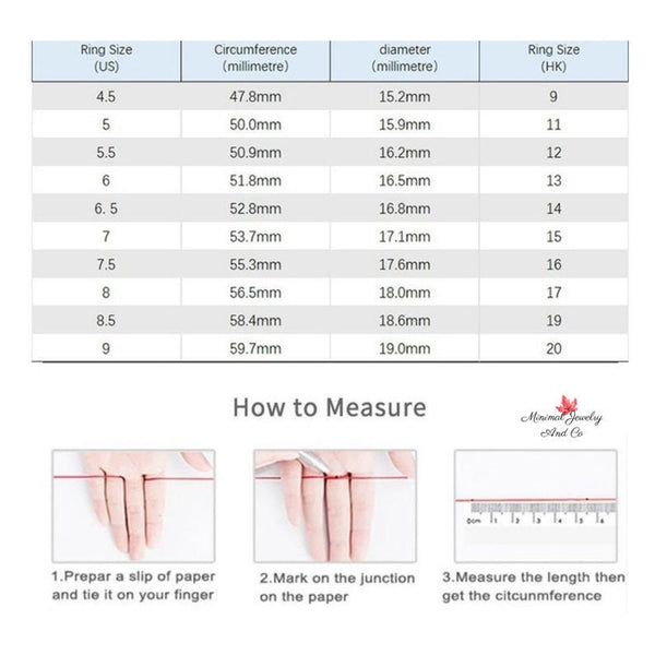 ring size chart How to Measure Your Ring Size Using Paper this listing only for education not for sale.