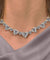 Handmade Heart Moissanite Tennis Choker: 14k Gold Eternity Necklace