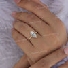 2 CT marquise moissanite engagement ring,hidden halo marquise solitaire,14k gold,unique marquise cut ring,6 prong,propose wedding ring,women