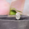 2.5 CT Oval moissanite engagement ring simple oval engagement ring oval cut hidden halo ring 14k yellow gold Promise,wedding ring women