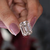10CT Emerald Cut Lab Grown Diamond IGI Certified Loose Gem for Engagement Ring Custom Wedding Jewelry making Anniversary ring Gift