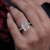 Elongated Cushion Lab Grown Diamond Ring IGI Certified 10 CT Lab Diamond Engagement Ring large solitaire Wedding Anniversary Ring Women gift