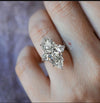 8.7 Tcw Marquise cut moissanite Ring,14k yellow gold Ring size 7, 1st installment