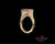 14k yellow gold pink morganite Ring size 6.5 US,1st installment