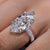 Marquise Moissanite engagement ring 8 CT Large Solitaire marquise Wedding anniversary Ring women gold cathedral big diamond cocktail ring