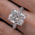 Cushion Cut Lab Grown Diamond Engagement Ring 8.5CT IGI Certified Solitaire elongated cushion large lab diamond anniversary wedding ring