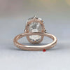 12 CT cushion cut Moissanite engagement ring,hidden halo,Kim Kardashian celebrity style huge elongated cushion,solitaire Cathedral ring