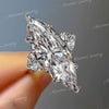 Marquise moissanite engagement ring 8.7 TCW Three stone large marquise engagement ring wedding ring women anniversary gift statement ring