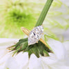 2 CT marquise moissanite engagement ring,hidden halo,solitaire marquise cut ring,14k solid plain gold band,wedding ring,promise propose ring