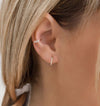14K Rose Gold Conch Ear Cuff No Piercing Hoop Ear Caff Fake Conch Piercing Cartilage Ring Non Pierced Ear Cuff Jewelry