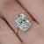 8.5CT cushion cut engagement ring large solitaire elongated cushion cut engagement ring hidden halo big diamond ring wedding ring set simple