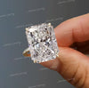 16 CT Radiant cut engagement ring large solitaire radiant moissanite engagement ring celebrity style huge cocktail ring Luxury wedding rings