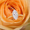 2 CT marquise moissanite engagement ring,hidden halo marquise solitaire,14k gold,unique marquise cut ring,6 prong,propose wedding ring,women