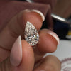 pear shaped Lab Grown Diamond 3CT IGI Certified Loose Diamond Lab Created Diamond For Engagement Ring Wedding Ring Custom Jewelry gift