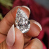 pear shape Lab Grown Diamond 10CT IGI Certified large Loose Diamond for Engagement Ring Custom Wedding Jewelry making Anniversary ring Gift