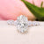 2.5ct oval moissanite engagement ring,hidden halo,14k white gold,solitaire,unique oval engagement ring,bridal wedding ring,women,anniversary